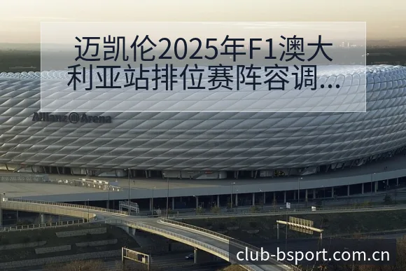 迈凯伦2025年F1澳大利亚站排位赛阵容调整及技术特点风 - bsports体育